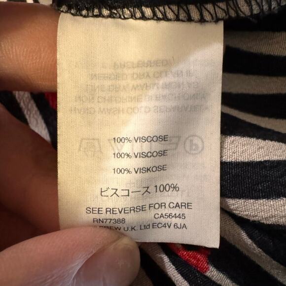 Madewell Wrap Top in Candied Orchids Floral Striped Size XL - Picture 8 of 8